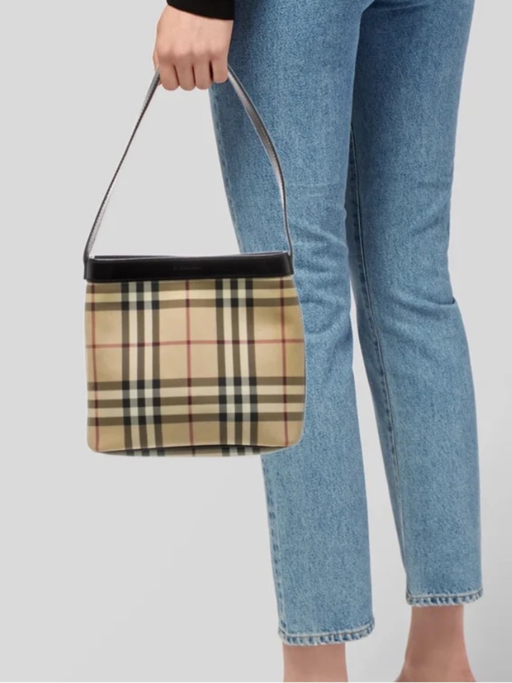 Burberry London Nova Check Shoulder Bag